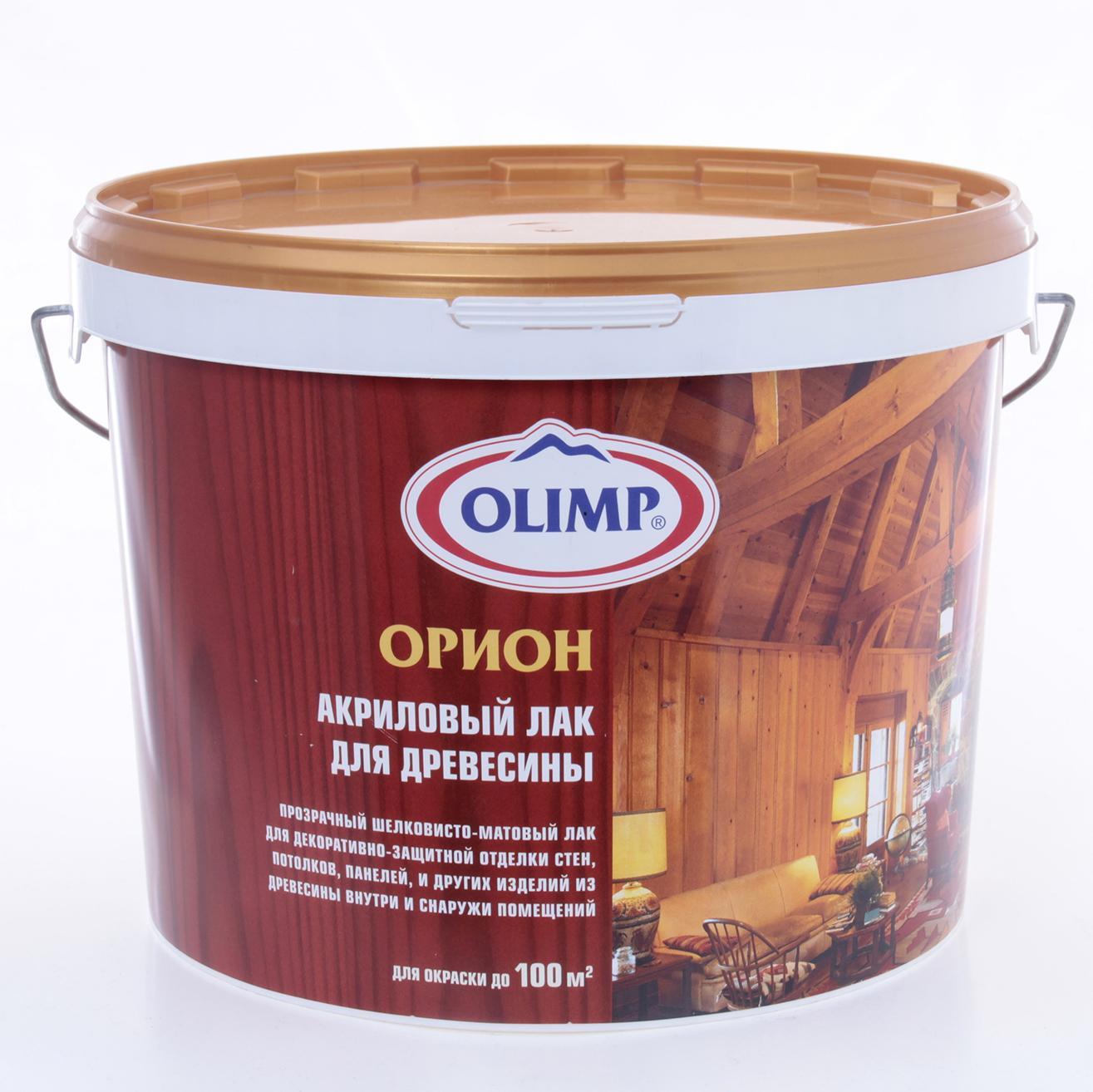 Олимп Орион акриловый лак для древесины